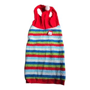 Colorful Striped Dog Hooded Tshirt